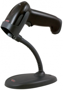 фото Ручной одномерный сканер штрих-кода Honeywell Metrologic 1250g 1250GHD-2USB1LITE Voyager Lite USB + подставка, черный, фото 1