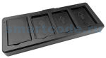 Зарядная станция для Urovo CT58 / 4 слота для АКБ / CT58 4 slot battery charger (ACC-4BCCT58)